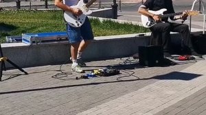 Песни группы Кино (ЦОЙ) под минуса бас и барабаны. Усиление YAMAHA STAGEPAS 200. Казань. Баумана.