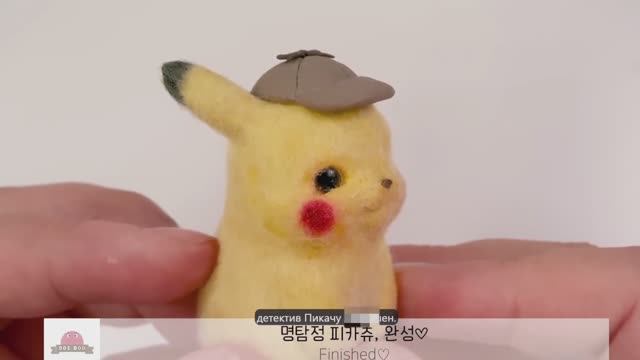 Как слепить Пикачу из Покемонов. Гайд от DDIBOO띠부 в автоматическом переводе.