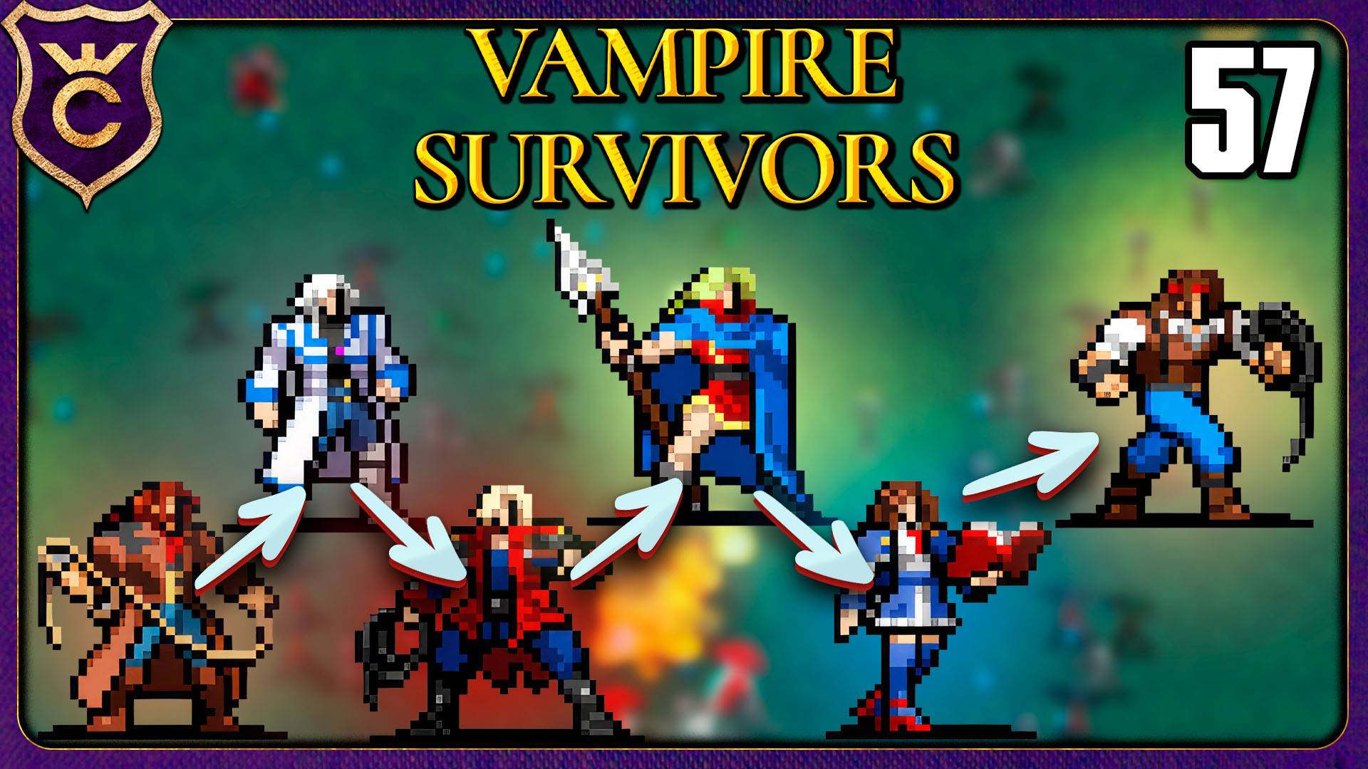 СТРЕМИТЕЛЬНО ОТКРЫВАЮ НОВЫХ ПЕРСОНАЖЕЙ! 57 Vampire Survivors Новое Начало