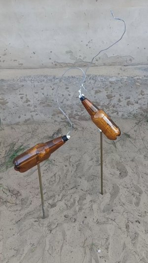 Птицы из бутылок для сада и дачи