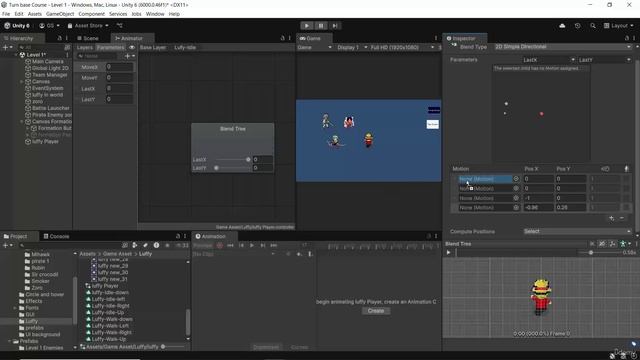 31 - Player 4 direction Animations with Blend tree смотреть онлайн