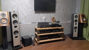 KEF XQ5 + LINN 2250 + AUDIOLAB 8200CD