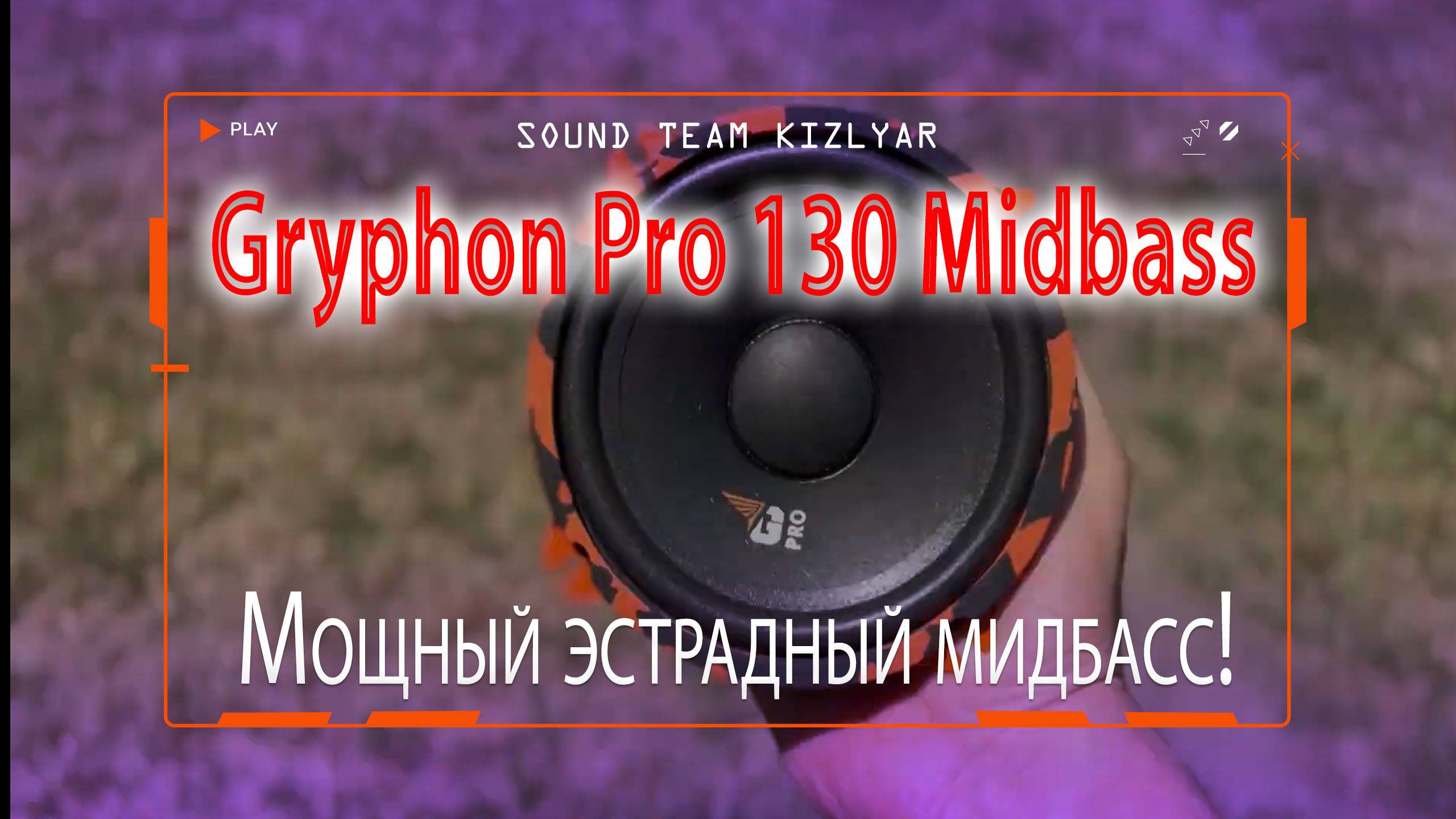 Мощный эстрадный мидбасс в 13 типоразмере DL Audio Gryphon Pro 130 Midbass