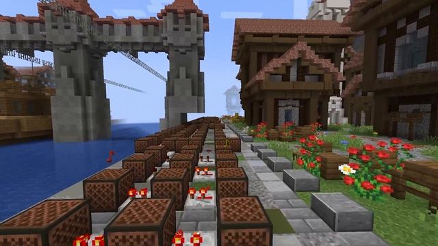 Attack On Titan Op.1 - Guren No Yumiya [Minecraft Noteblock] #attackontitan #minecraft