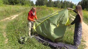 Как правильно сложить палатку