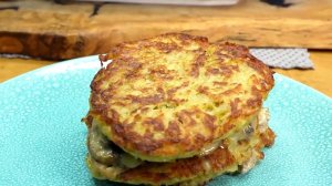 Драники с грибами