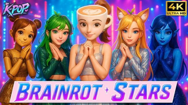 DEMON HUNTER X BRAINROT STARS  K-POP (Ballerina Cappuccina x DEMON GIRL)  Remix Song Compilation