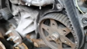 Замена ремня ГРМ, установка меток Nissan Vanette ДВС 2.0 дизель.