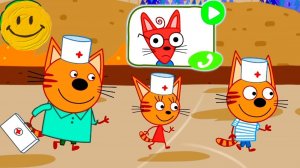 Три Кота: Доктор .Больной котик ждёт тебя! Поспеши на помощь!