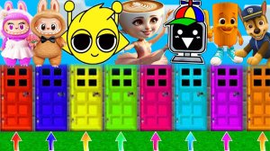 ВЫБЕРИ ПРАВИЛЬНУЮ ДВЕРЬ ДЛЯ ВЫЖИВАНИЯ СО СПРУНКАМИ ЛАБУБУ В МАЙНКРАФТ