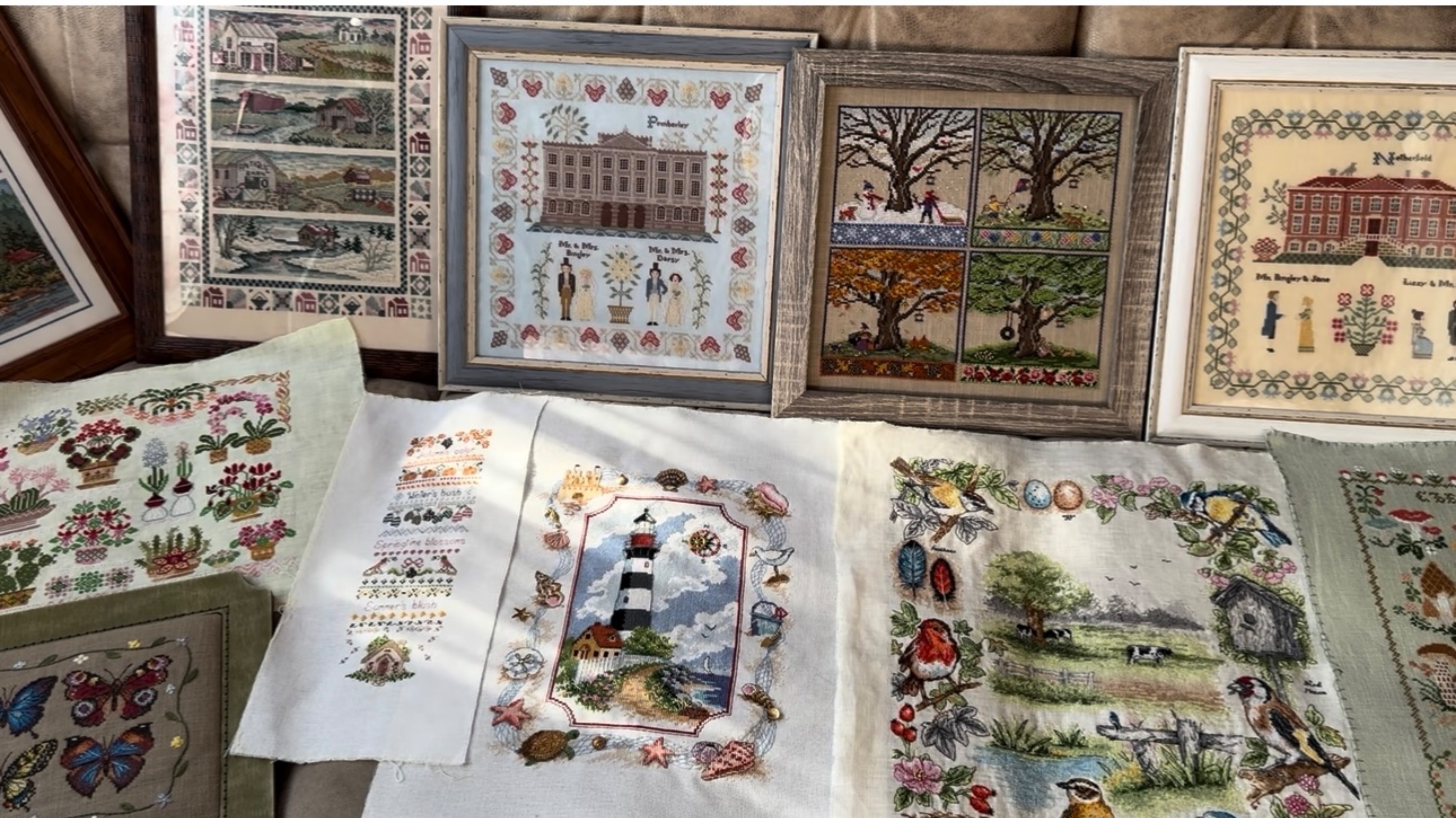 Семплеры/“Lovely In Lavender Sampler” The Sweet heart
Tree/ Вышитые работы/Процессы/Планы/Часть 2. смотреть онлайн