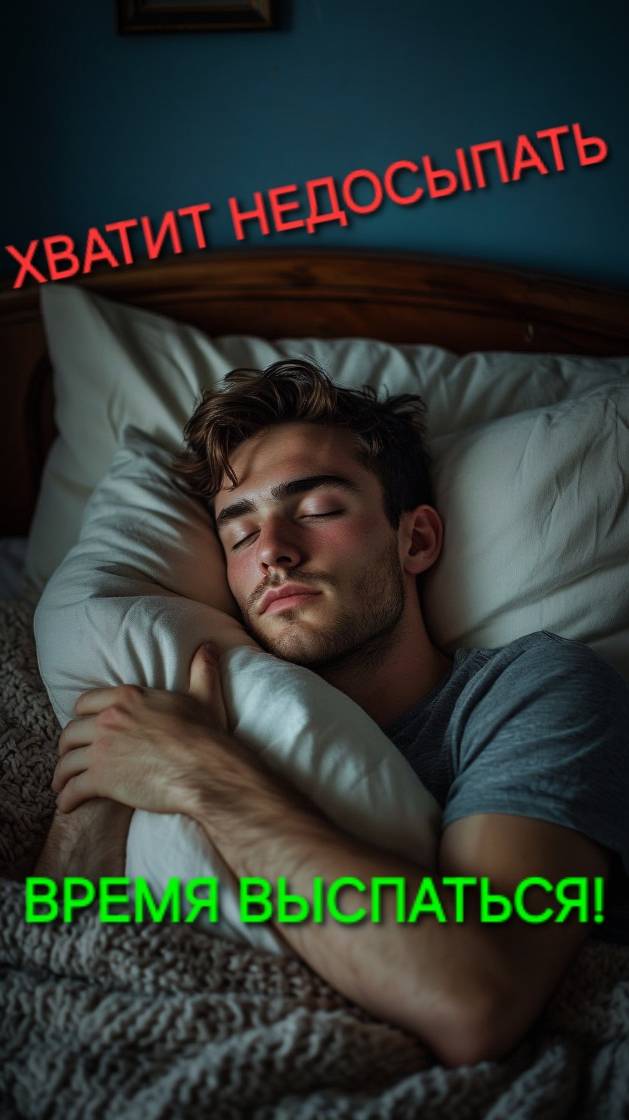 ХВАТИТ НЕДОСЫПАТЬ ВРЕМЯ ВЫСПАТЬСЯ!