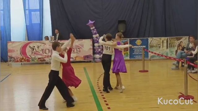 Марк, Полина бальные танцы Н4 медленный вальс, квик стэп, самба, ча-ча-ча.