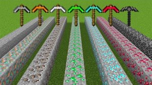Сравнение лучших кирок в Minecraft