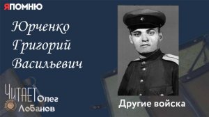 Юрченко Григорий Васильевич. Проект «Я помню» Артема Драбкина. Другие войска.