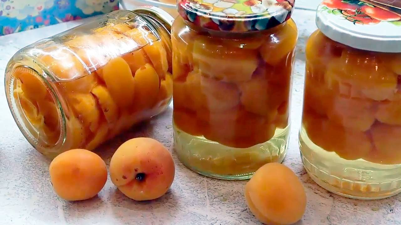 Абрикосы в сиропе на зиму смотреть онлайн