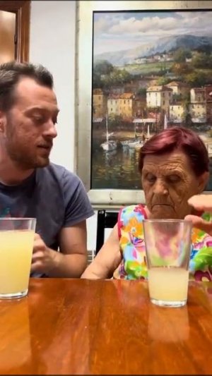 Бабуля на опыте.