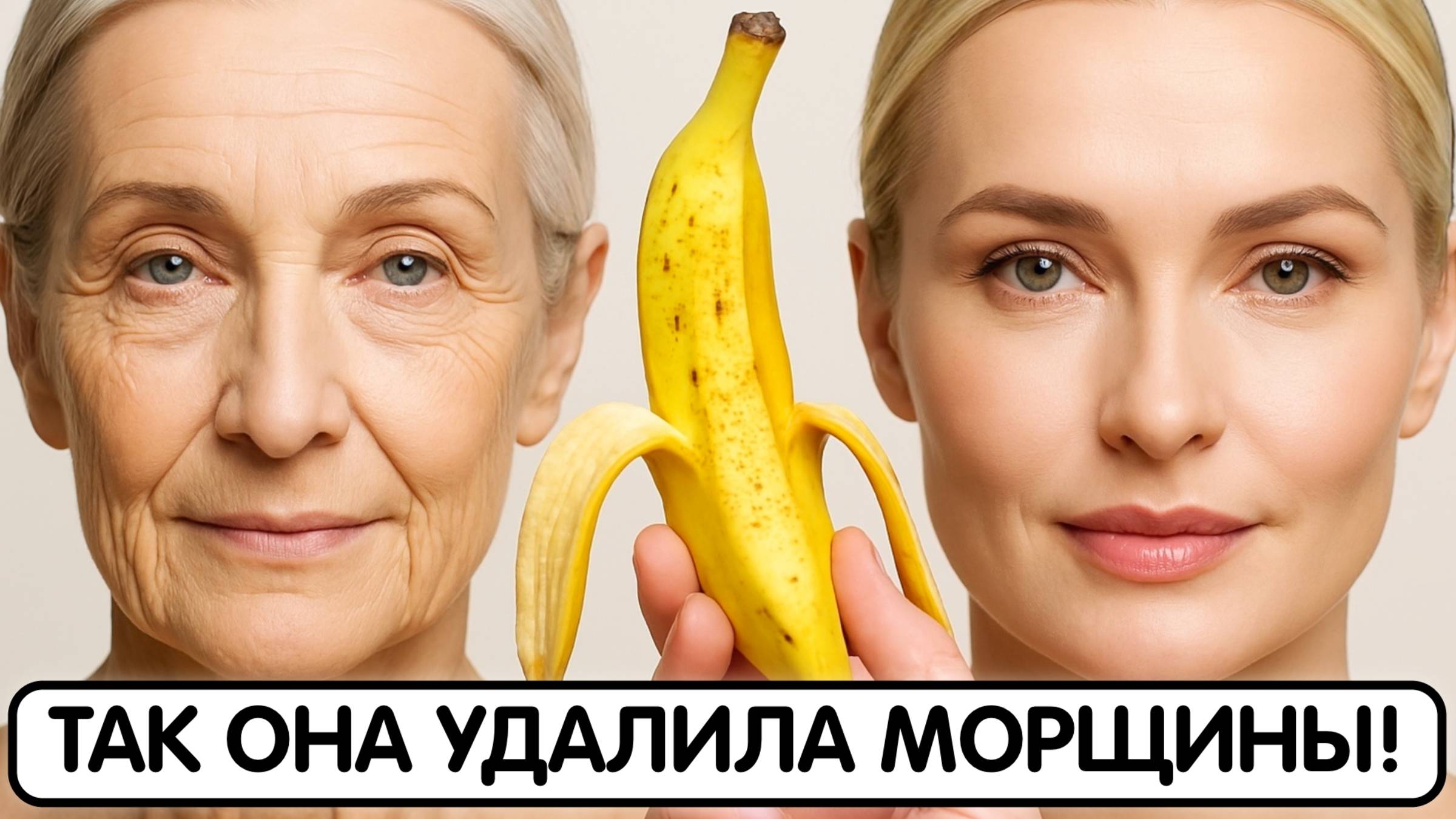 БАНАН и Лучший Коллаген! Эта маска для лица СТИРАЕТ ВСЕ МОРЩИНЫ на ЛИЦЕ смотреть онлайн