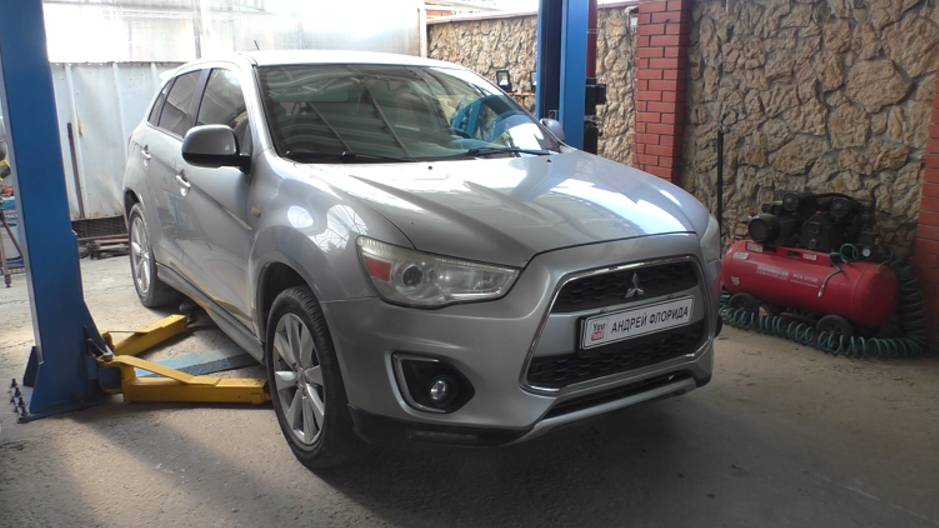 Замена подшипника муфты полного привода на Mitsubishi Outlander Sport 2,0 Мицубиси Аутлендер 2014 1ч