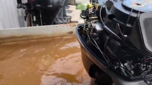 Запуск лодочного мотора Tohatsu MFS20D 2017 год.