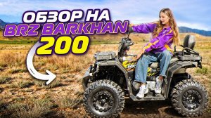 Идеальный БАЗОВЫЙ квадрик для новичков BRZ BARKHAN 200🔥😍