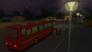 Поездка на Ikarus-256.69 по маршруту №200 по карте Чистогорск 0.9