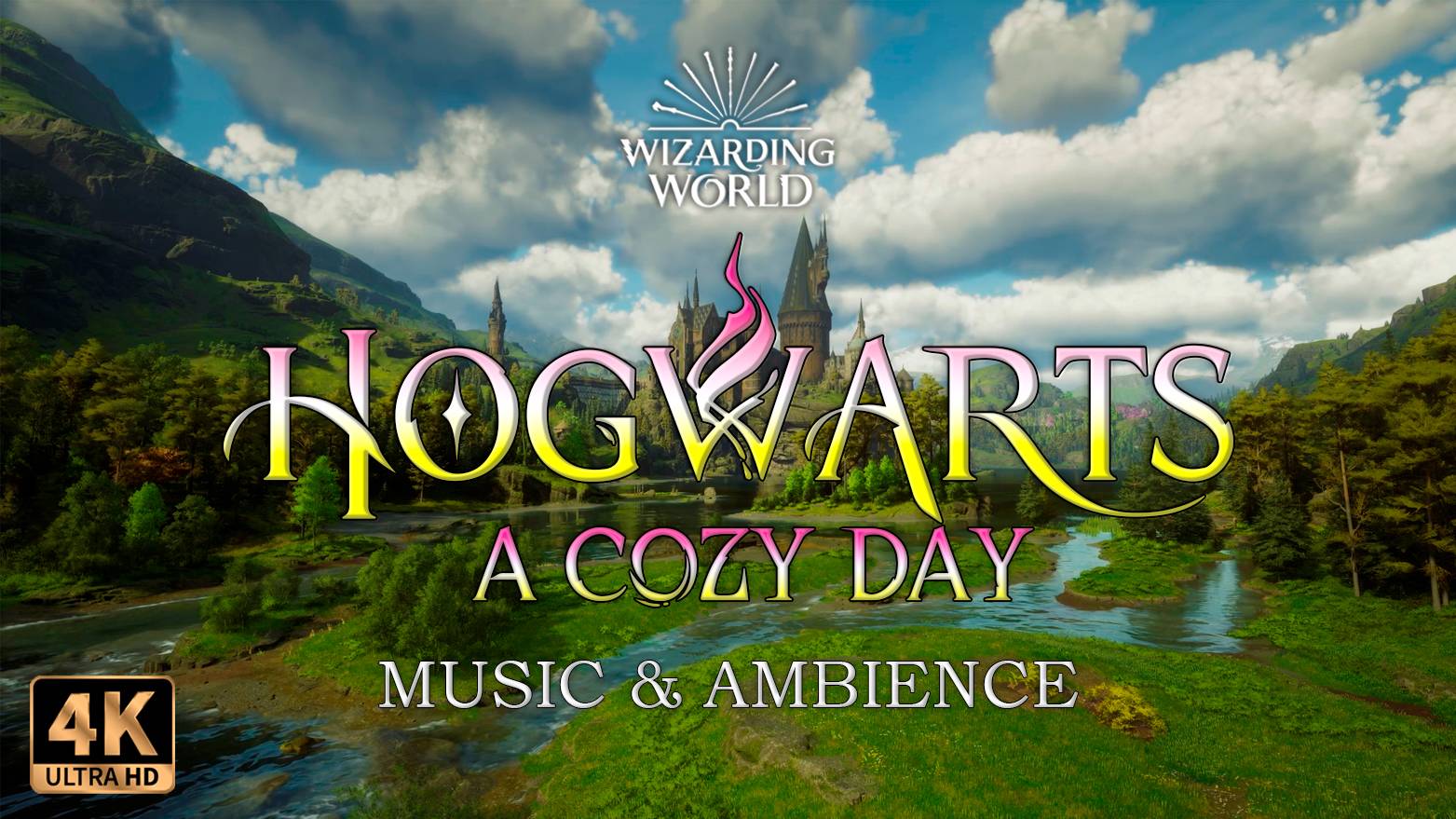 Уютный день в Волшебном мире ✨ | Музыка и атмосфера Hogwarts Legacy в формате 4K
