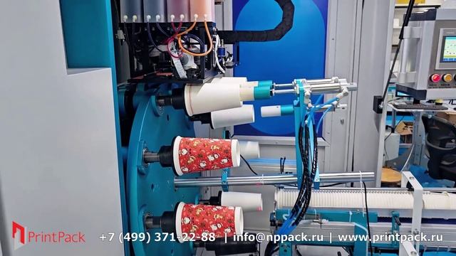 Цифровая машина WCP-1618: печать на бумажных стаканчиках смотреть онлайн