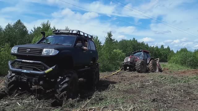 Как вездеход Трактозавр Мульчер Valtra выручал