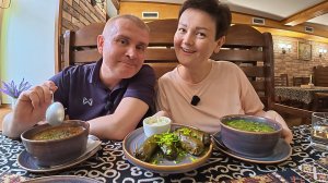 Мукбанг РАЗОЖРАЛАСЬ в Питере и Вован посадил меня ДИЕТУ! Пируем в любимом кафе Грузинской кухни