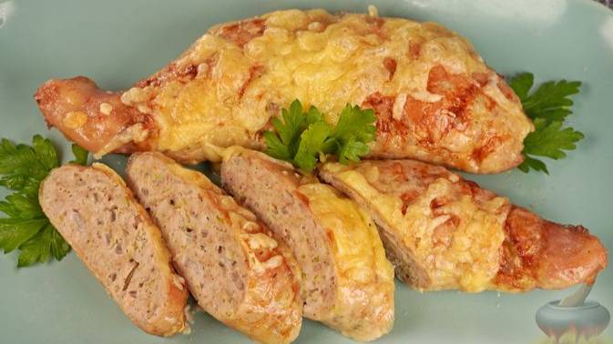 Как простым продуктам придать праздничный вид. ФАРШИРОВАННЫЕ ОКОРОЧКА С КАБАЧКОМ