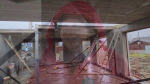 Собрали недорогой железобетонный (утеплённые ЖБИ панели) дом за 1 день.