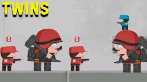 Армия клонов против двух больших близнецов в Clone Armies.