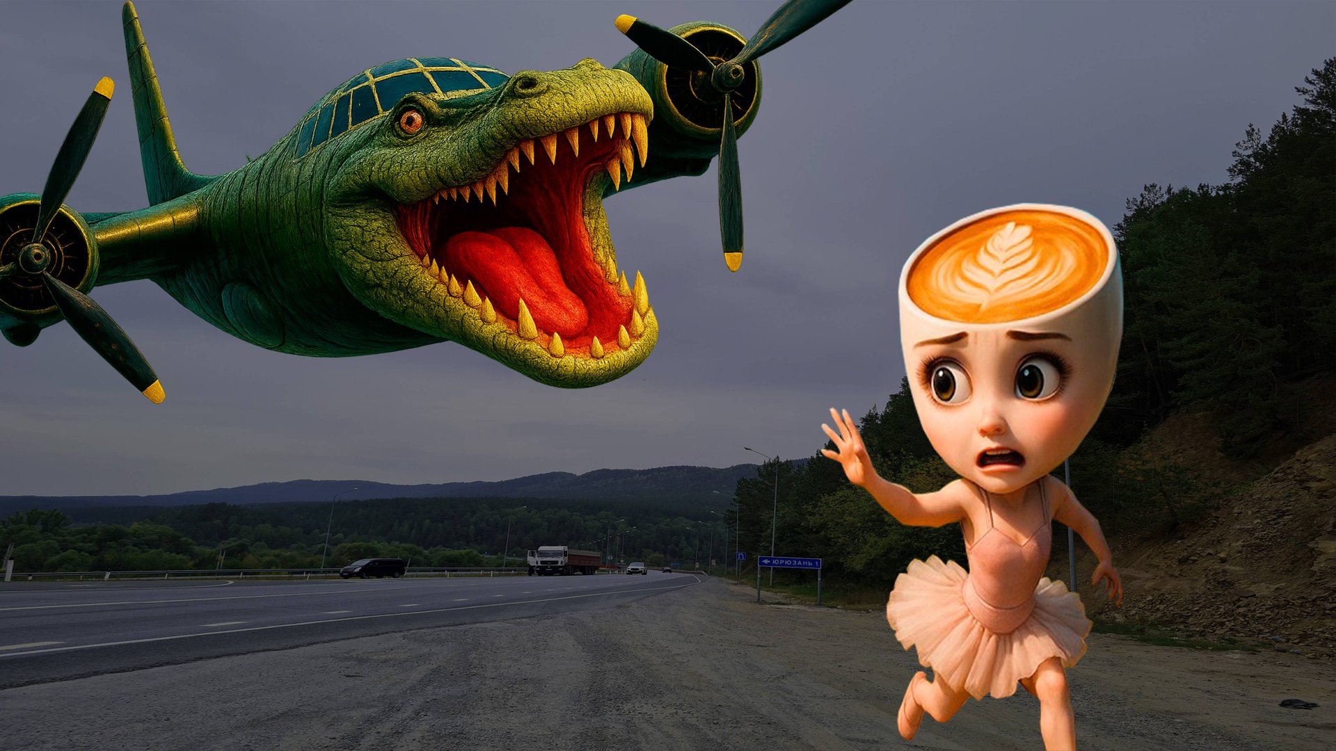 БАЛЕРИНА КАПУЧИНА, КАПУЧИНА АССАСИНО и БОМБАРДИРО КРОКОДИЛО в нашем лесу смотреть онлайн