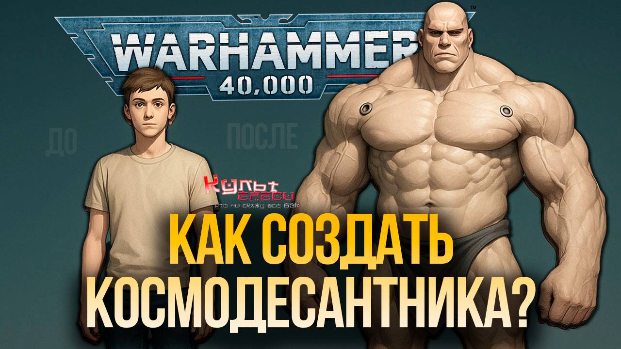 КАК ДЕЛАЮТСЯ КОСМОДЕСАНТНИКИ? WARHAMMER 40000 смотреть онлайн
