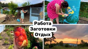 Заготовки на зиму / Будни в деревне / Уборка и порядок во дворе своими руками.