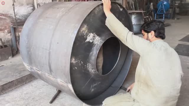 Изготовление промышленной бетономешалки. смотреть онлайн