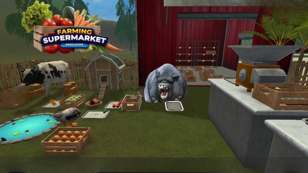 Как приготовить мясо Farming & Supermarket Simulator смотреть онлайн