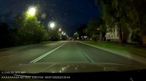 Комбоустройство X-CAN S5 GPS WIFI пример ночной съёмки через стекло с нитиевым обогревом