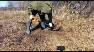 НАШЁЛ СТАРУЮ НАКОВАЛЬНЮ .КОП В ИСЧЕЗНУВШЕЙ ДЕРЕВНЕ.