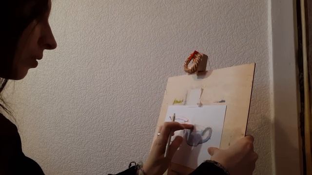 Рисунок косметикой