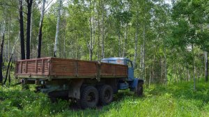 Грузовик Praga V3S. Звук двигателя Tatra-912 / Praga V3S truck. The sound of the Tatra-912 engine.