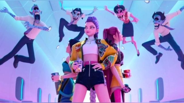 Кей поп Охотницы на демонов.
песня. смотреть онлайн