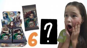 открываю карточки по аниме клинок рассекающий демонов 6 часть