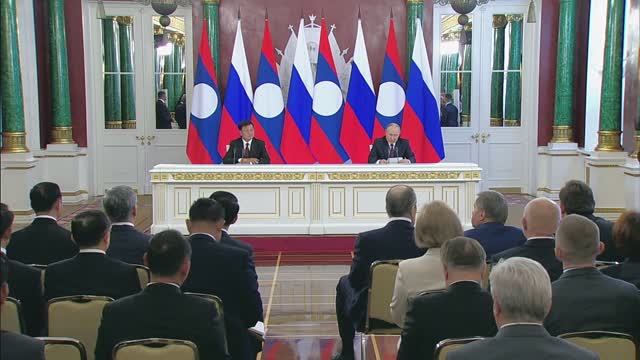 Заявления по итогам российско-лаосских переговоров смотреть онлайн