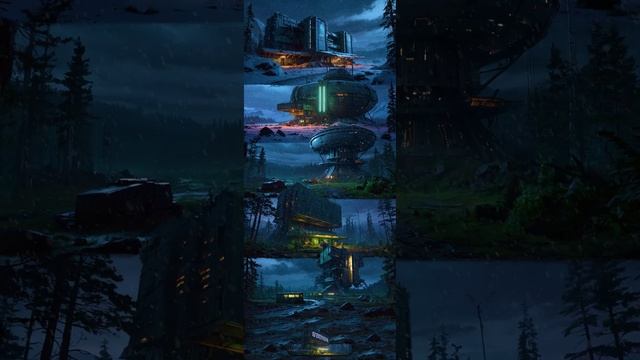 Stations - Dark Ambient/Industrial Music/Relaxation music/Meditation(Для вертикальных мониторов) смотреть онлайн