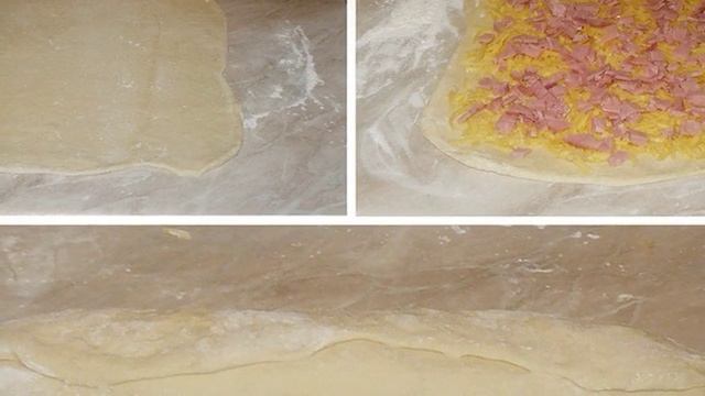 Хлеб с колбасой и сыром в хлебопечке