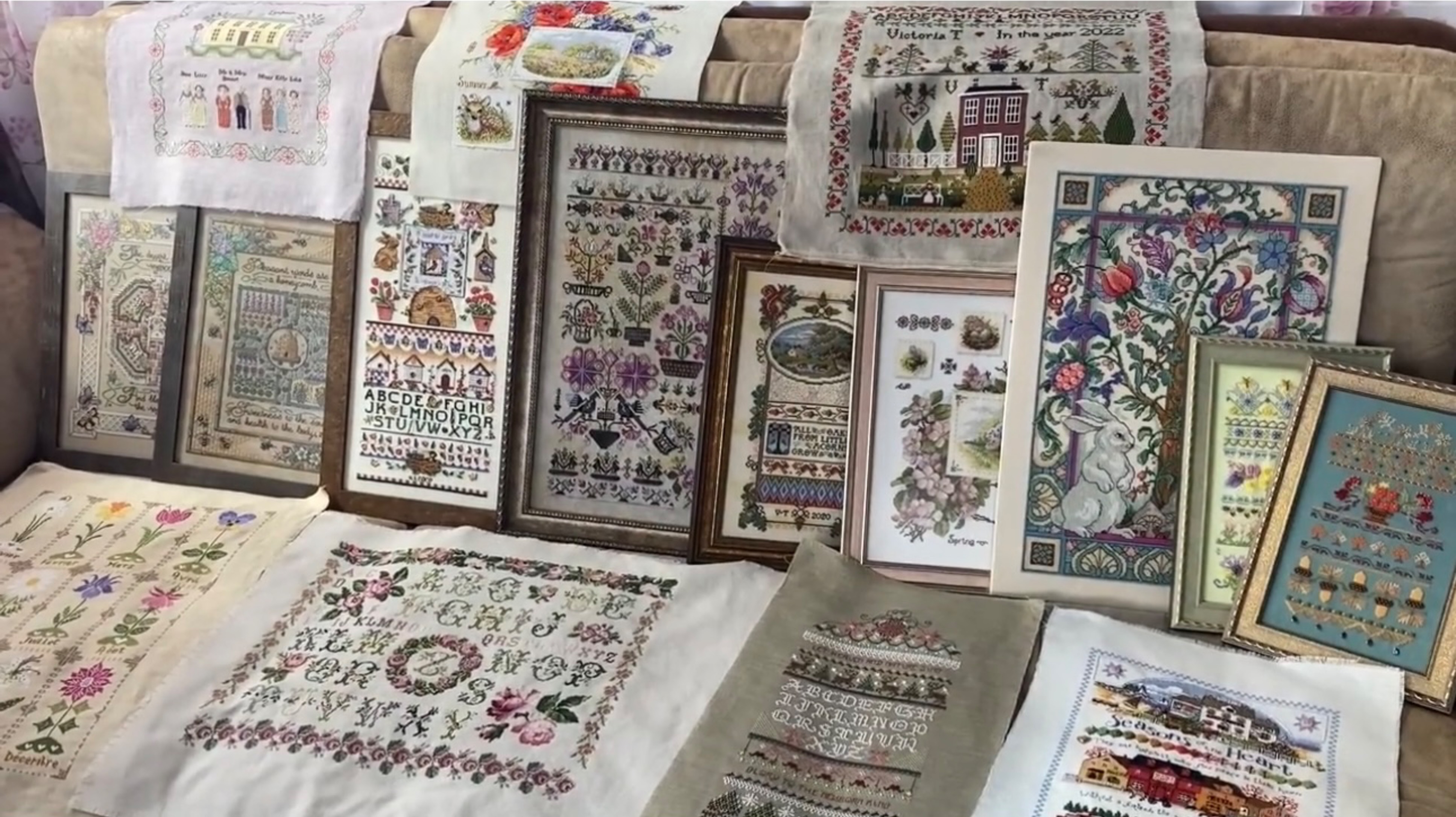 Семплеры/ДМС «Розы»/Вышитые работы/Процессы/Планы/ Часть 1 смотреть онлайн