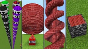 Все эксперименты с тротилом в Minecraft