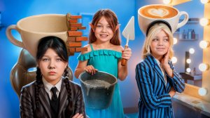 Из УЭНЗДЕЙ в БАЛЕРИНА КАПУЧИНО! Я открыла салон красоты для Итальянских Мемов!